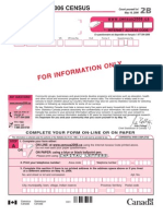 Tion Onl Y: 2006 CENSUS