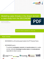 Modelling Cyber-Threats in The Airport Domain: A Case Study From The SECONOMICS Project