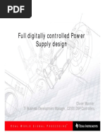 Full Digitally Controlled Power Supply Design