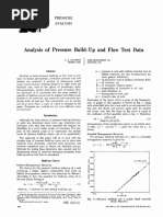 Analysis of Pressure Build-Up and Flow Test Data