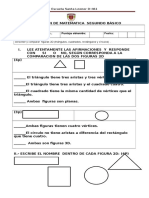 EVALUACIÓN DE MATEMATICA Geometria SEGUNDO BÁSICO