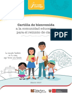 Cartilla Bienvenida Comunidad Educativa Reiniciodeclases PDF