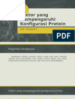 Faktor Yang Mempengaruhi Konfigurasi Protein