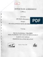 PPA Between PLN and PT SMHP for Tangka/Manipi HPP