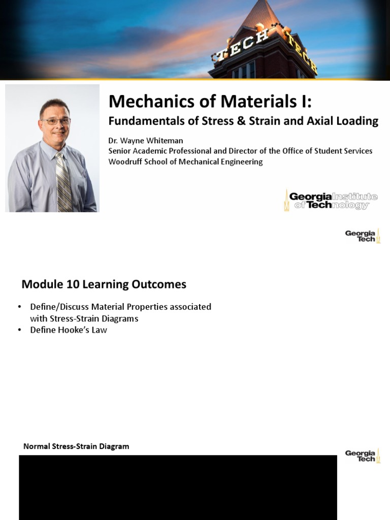 Mechanics of Materials I:: Fundamentals of Stress & Strain and Axial ...