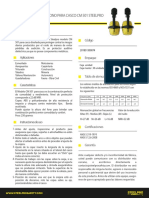 Protector Auditivo Fono para Casco CM 501 Steelpro PDF