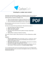 CarbonSalt - Data Science