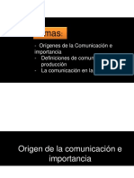 Comunicación y Producción