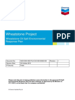 Wheatstone Project Oil Spill Environmental Response Plan