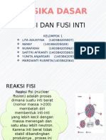 Fisi Dan Fusi Inti Powerpoint Kelompok 1