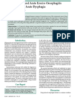 Doxycycline Induced Acute Erosive Oesophagitis and Presenting as Acute Dysphagia