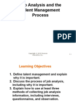 Chapter 4 Job Analysis and The Talent Management Process