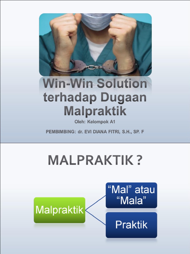 Definisi dan Aspek Malpraktik Kedokteran | PDF | Ilmu Sosial