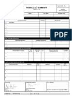 Aircraft Workload Summary