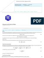 Moments and Centers of Mass - Mathematics LibreText2s