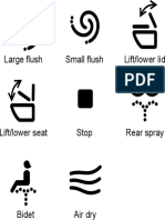 Lift/lower Lid Small Flush Large Flush