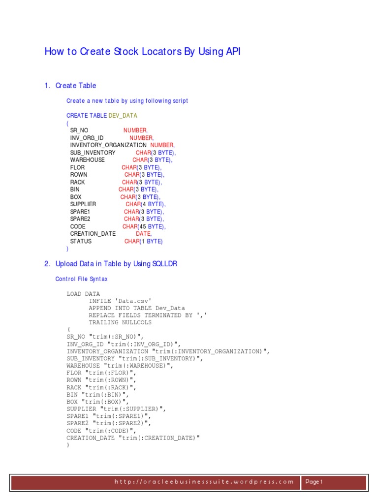 How To Create Stock Locators by Using Api PDF | PDF | Application ...
