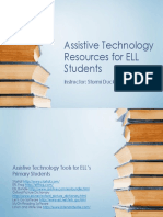 Assistive Technology Resources For ELL Students