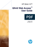 HP Qfiniti 10.x Web Access User Guide en