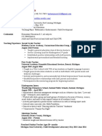 Resume Page 1