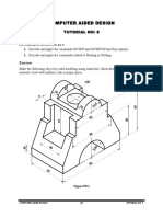 Computer Aided Design: Tutorial No: 8