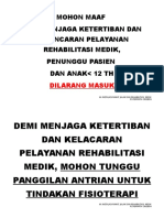 Pengumuman Fisioterapi