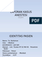 Laporan Kasus Anestesi