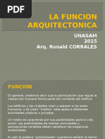 1. La Función Arquitectónica