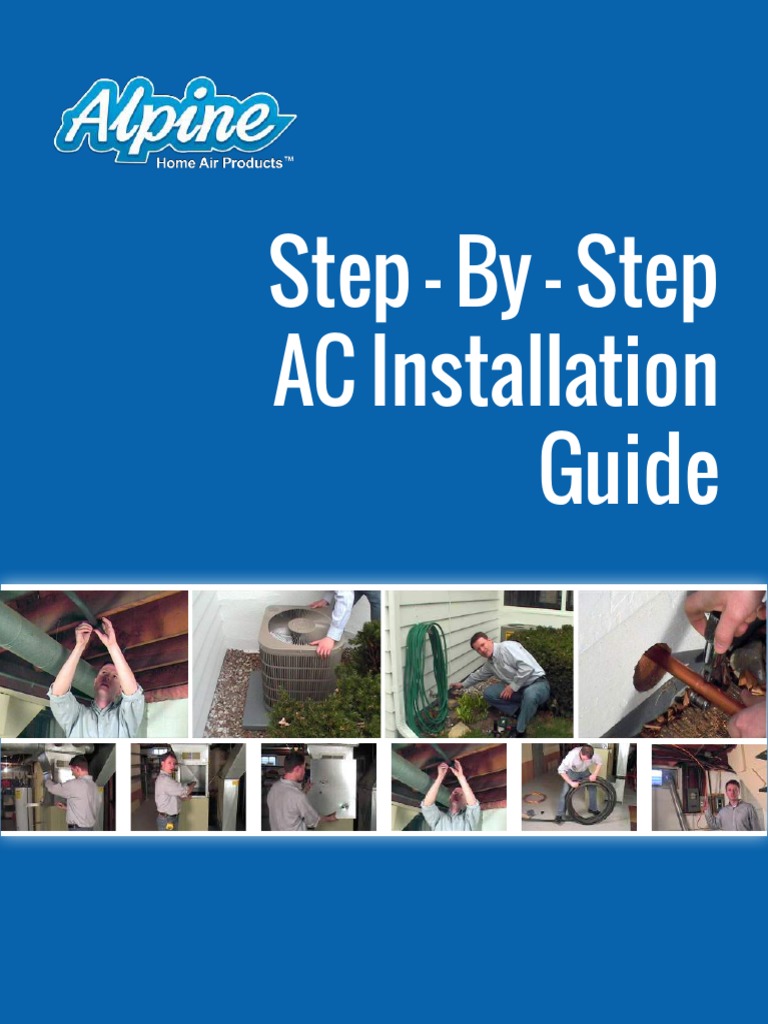 DIY Central AC Installation Guide | PDF | Thermostat | Electrical Connector