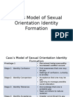 Cass's Model of Sexual Orientation Identity Formation