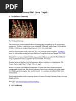 Download 12 Tarian Tradisional Dari Jawa Tengah by Dayurinza El Hida SN344465298 doc pdf