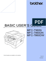 Basic User'S Guide: MFC-7360N MFC-7460DN MFC-7860DW