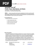 Autocad Civil 3D Profile Views, Data Bands, and Styles: Learning Objectives