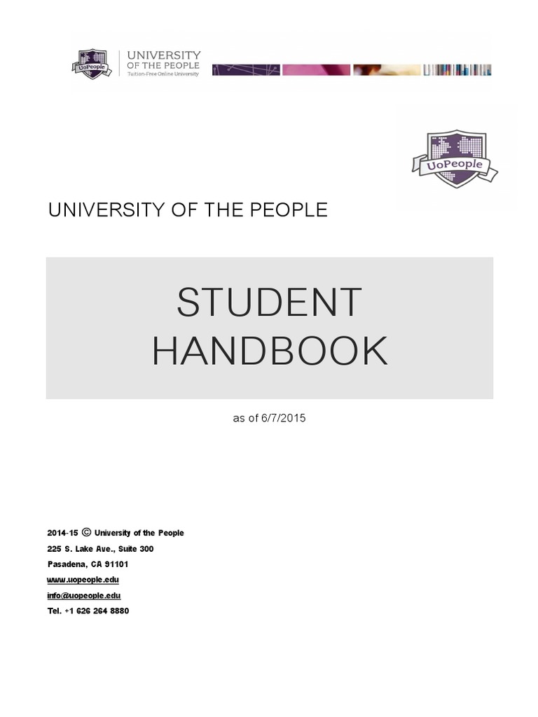 Uopeople Student Handbook 2014-15 | PDF | University And College ...