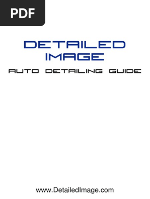 Auto Detailing Guide Paint Lubricant