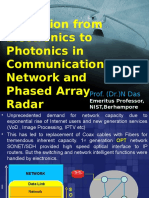 Transition From Electronics To Photonics in Communication Network and Phased Array Radar