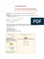 Ecuaciones Exponenciales