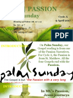 Bishops Homily - Palm Sunday 