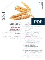 SDA Bocconi - Finance For Agribusiness