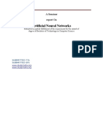 CSE Artificial Neural Networks Report