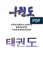 Vocabulario B$C3$A1sico y Extras - Taekwondo