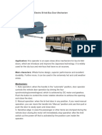 Electric Bi-fold Bus Door Mechanism(EB100)
