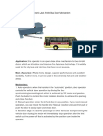 Electric Jack Knife Bus Door Mechanism(EB100)