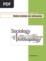 Medical Sociology and Anthropology