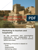 Tourism Industry and Its Characteristics: Hospitality Travel and Tourism A Service Marketing Perspective