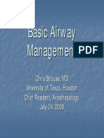 Basic Airway Management