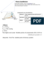 K P /P P 760 MMHG Y K X The Higher and Lower Bubble Points of Components (351.3-373 K)