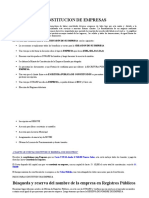 Asesoria en Constitucion de Empresas