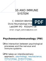 Stress and Immune System: C. Singgih Wahono Divisi Reumatologi-Imunologi Lab/Smf Ipd Rssa/Fk Ub