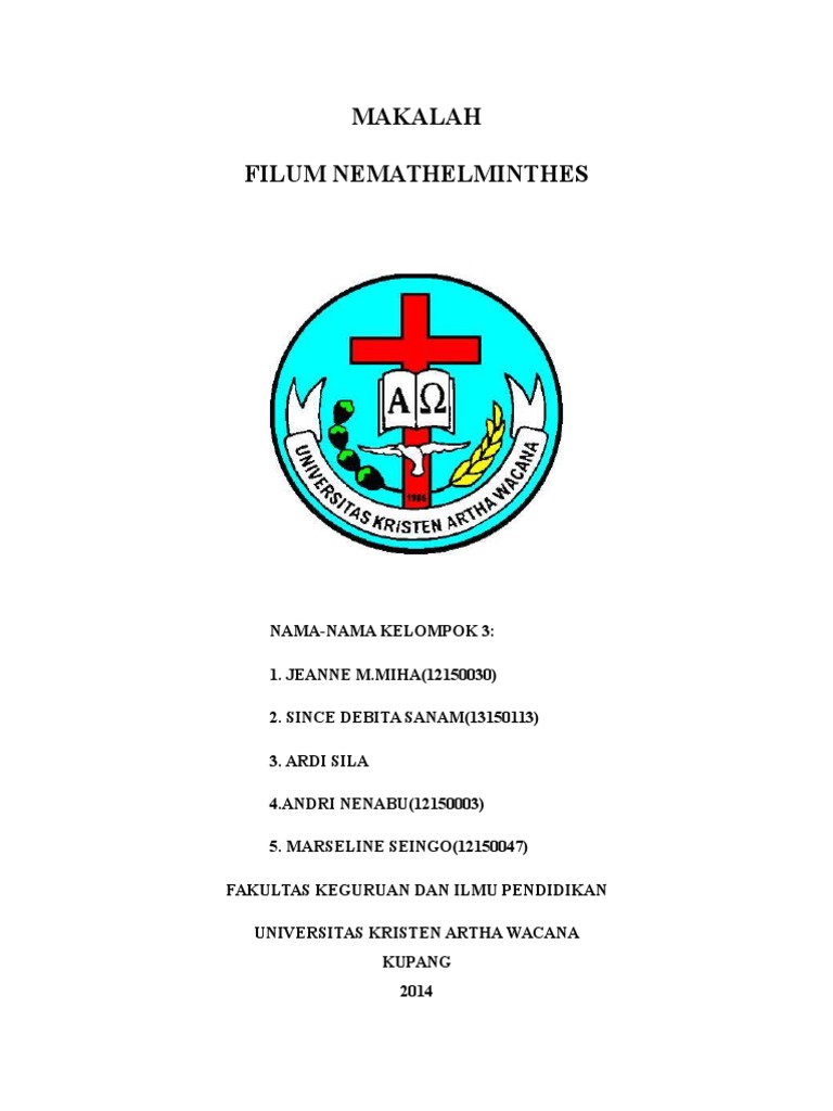 Contoh makalah filum nemathelminthes A parazitak megserulnek. A leggyakoribb halbetegségek